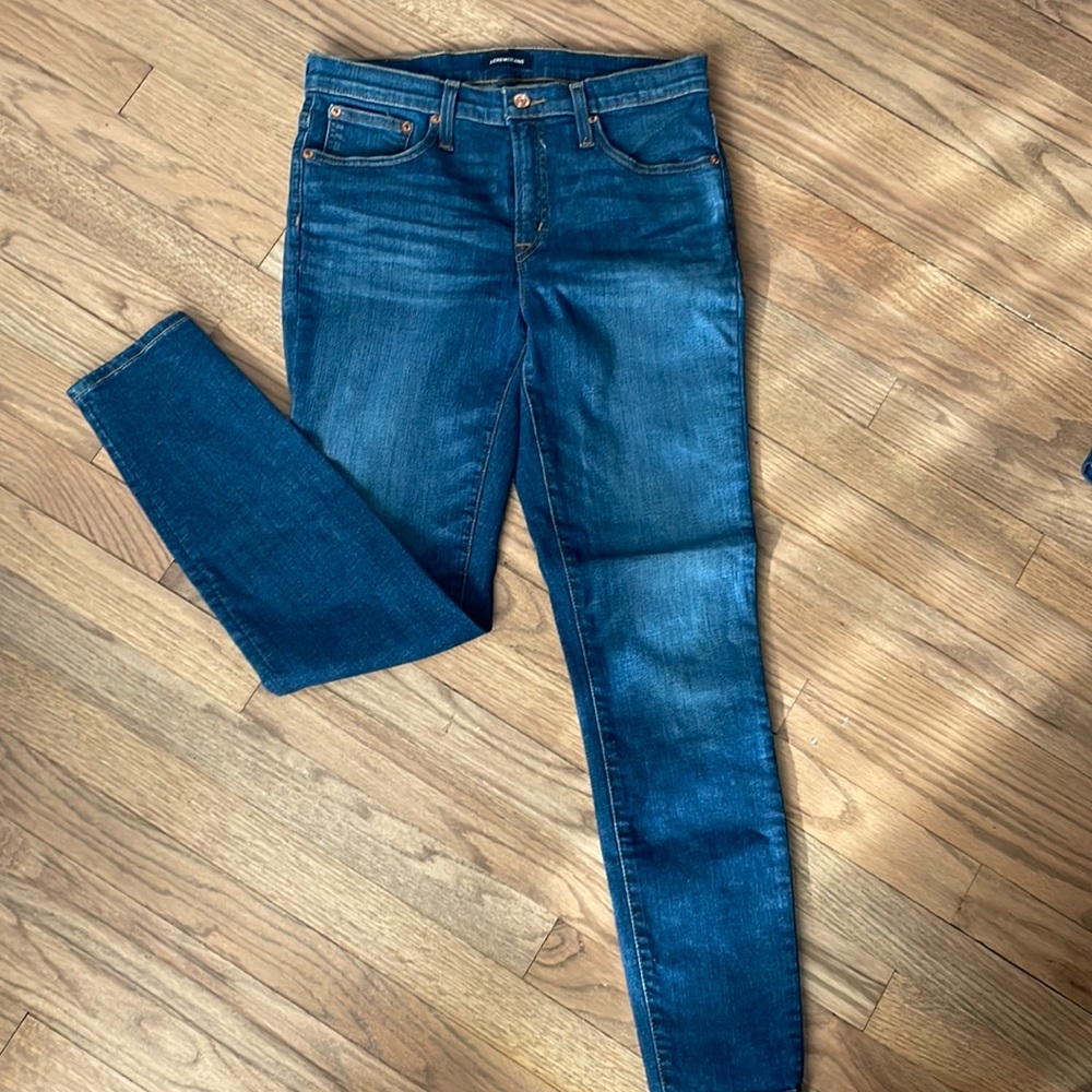 Brand new size 28 J. Crew 9” high-rise toothpick jeans.